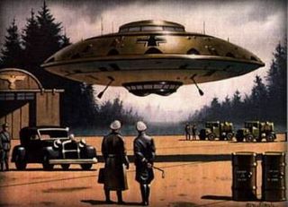 Did Hitler have an alien flying saucer?