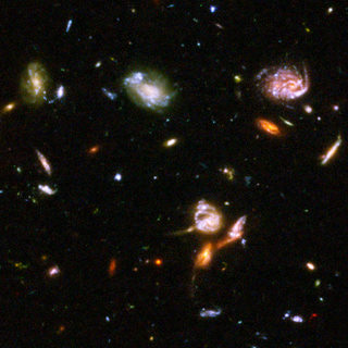 Section of Hubble Ultra Deep Field photo